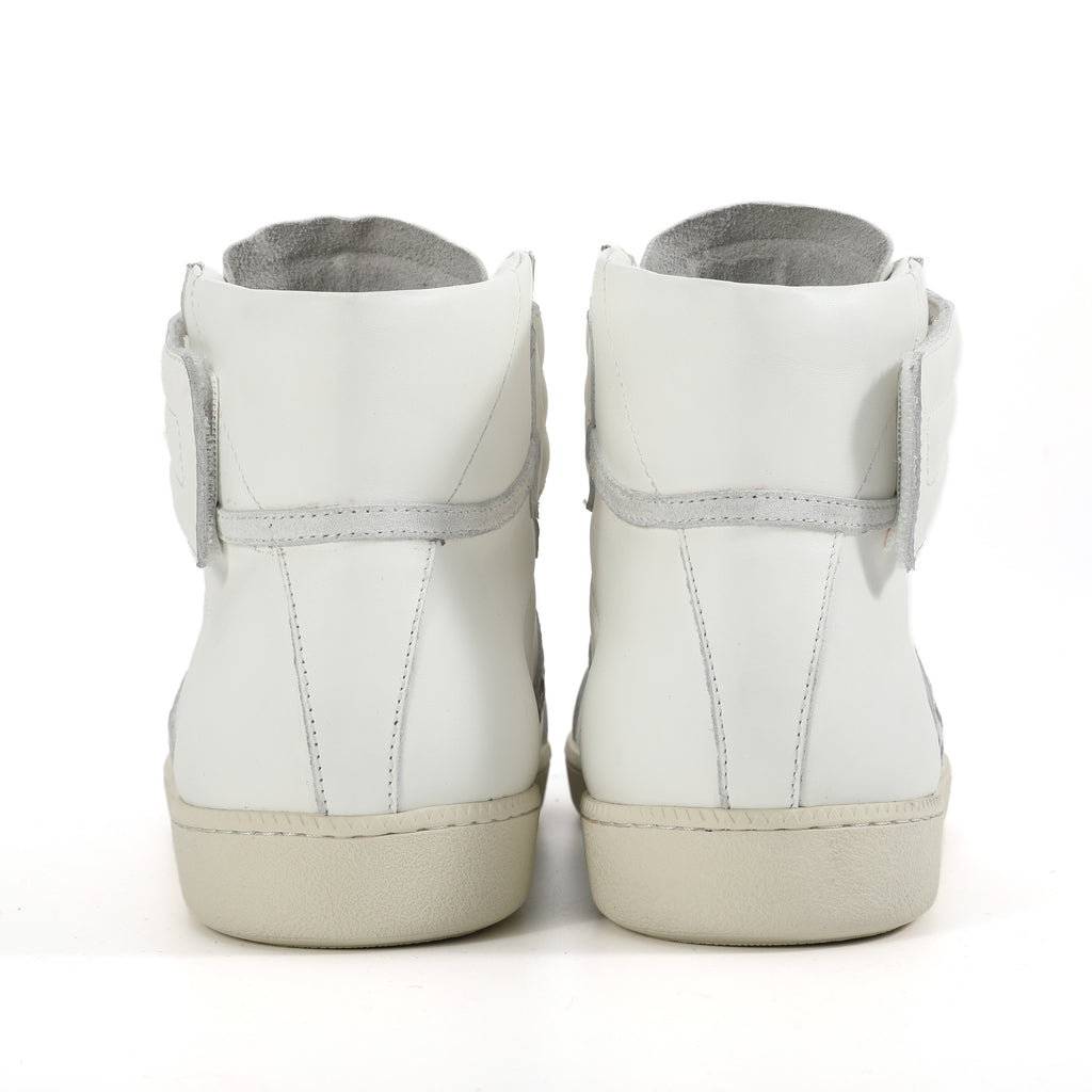 noEmosen（noE) N01 头层牛皮复古铆钉休闲薄底高帮future运动鞋