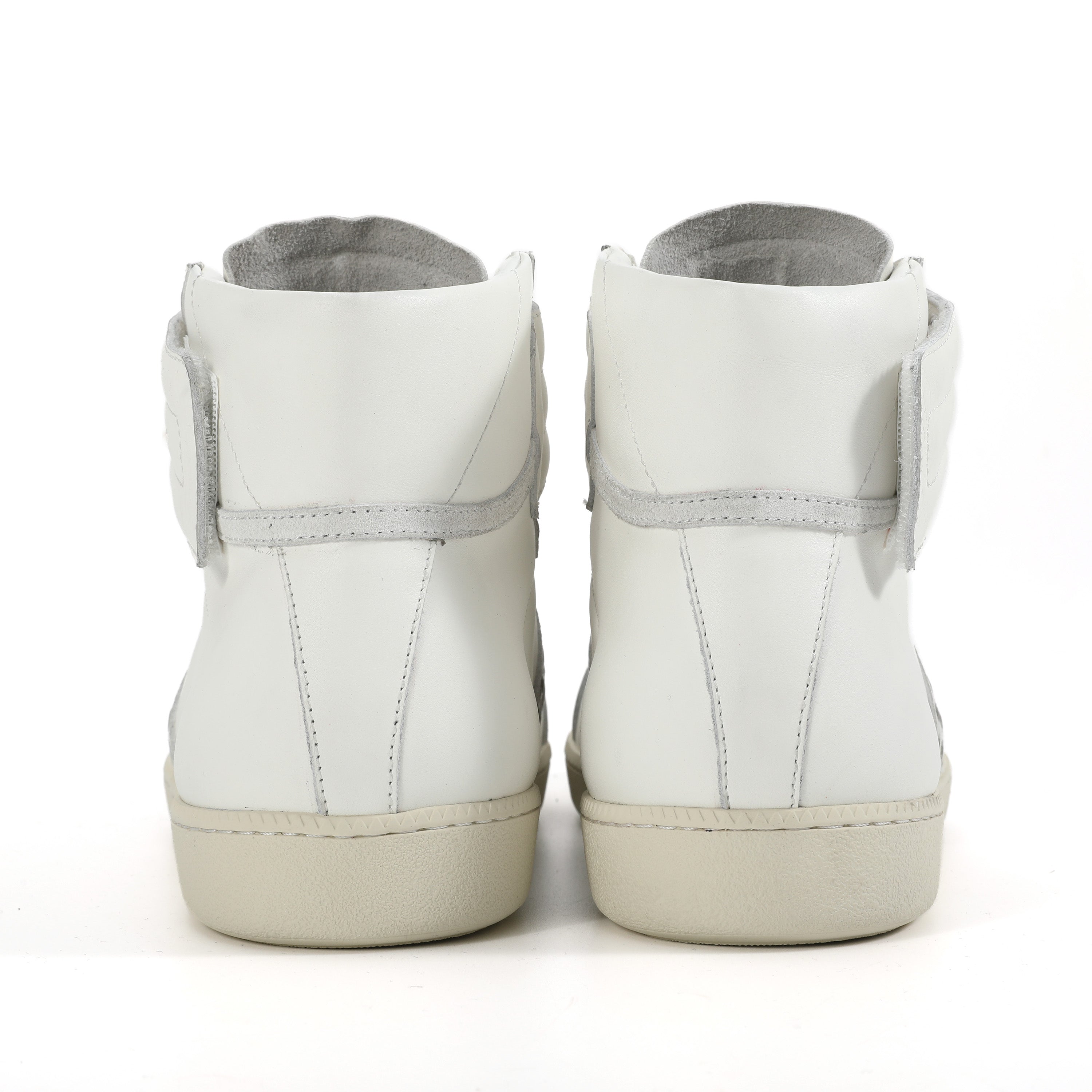 noEmosen（noE) N01 头层牛皮复古铆钉休闲薄底高帮future运动鞋