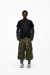 noEmosen Graphic Faux Layered Long Sleeve