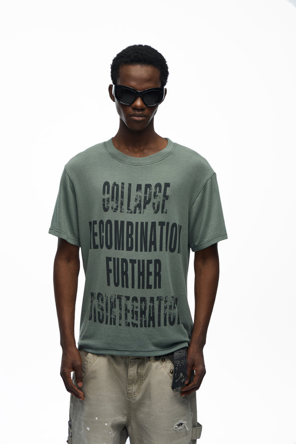 noEmosen Green Dissolved T-Shirt