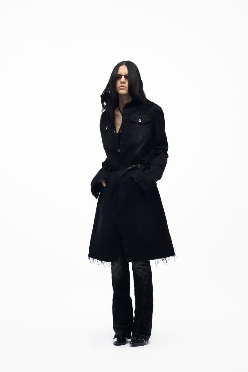 noEmosen Canvas Deconstructed Vampire Trench Coat